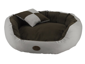60811 NOBBY Donut with entrance "LOBO" grey Ø 60 cm -  - PetsOffice