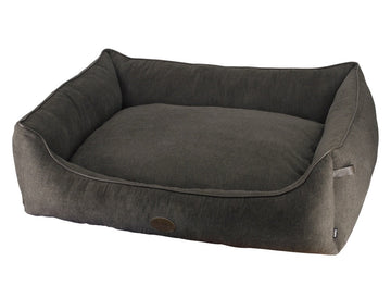 60827 NOBBY Comfort bed square "TANO" brown L x B x H: 100 x 80 x 25 cm -  - PetsOffice