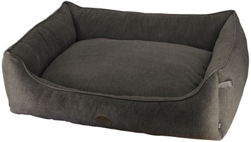 60828 NOBBY Comfort bed square "TANO" brown L x B x H: 120 x 95 x 26 cm -  - PetsOffice