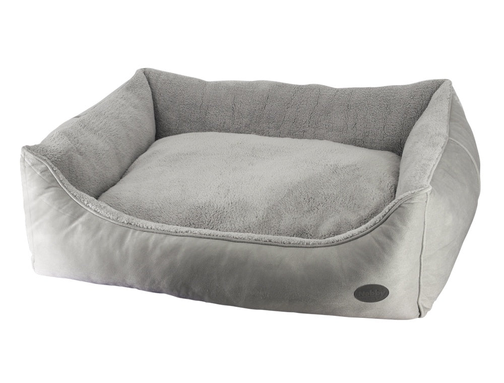 60829 NOBBY Comfort bed square "FEDO" grey L x B x H: 80 x 70 x 23 cm -  - PetsOffice