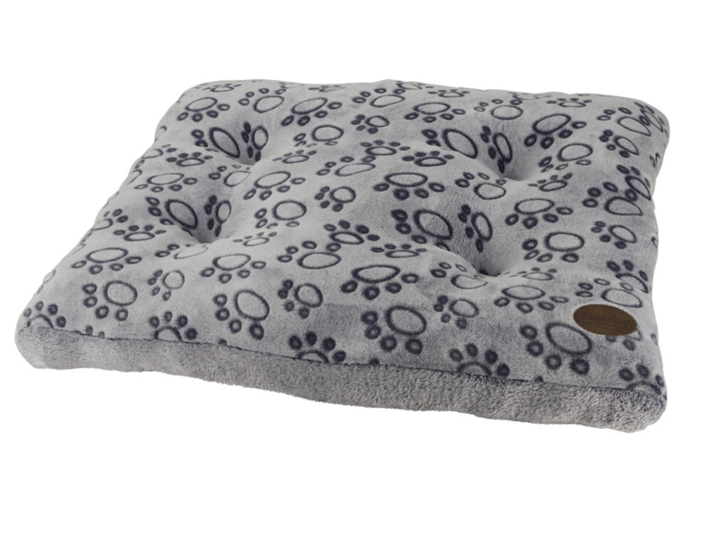 60835 NOBBY Comfort cushion square "STEP" grey L x B x H: 92 x 65 x 6 cm -  - PetsOffice