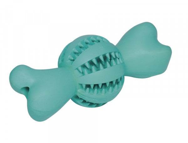 61215 NOBBY Rubber ball with bone "DENTAL LINE"  18 cm