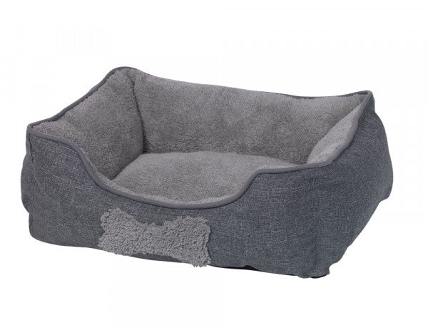 61320 NOBBY Comfort bed square Classic "DIGU" grey Set 3 pcs: 40 / 50 / 60 cm