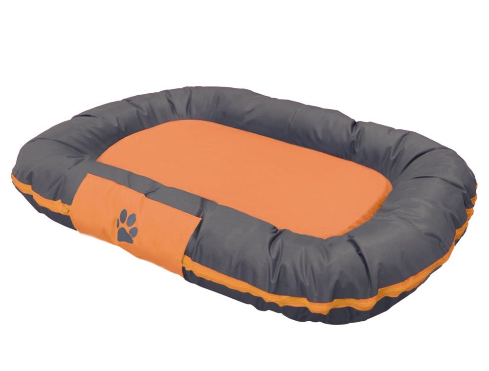 61487 NOBBY Cushion Classic "RENO" orange l x b x h: 92 x 68 x 11 cm -  - PetsOffice