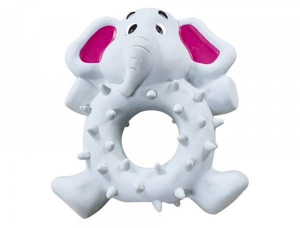 61581 NOBBY Latex elephant light grey 13 cm -  - PetsOffice