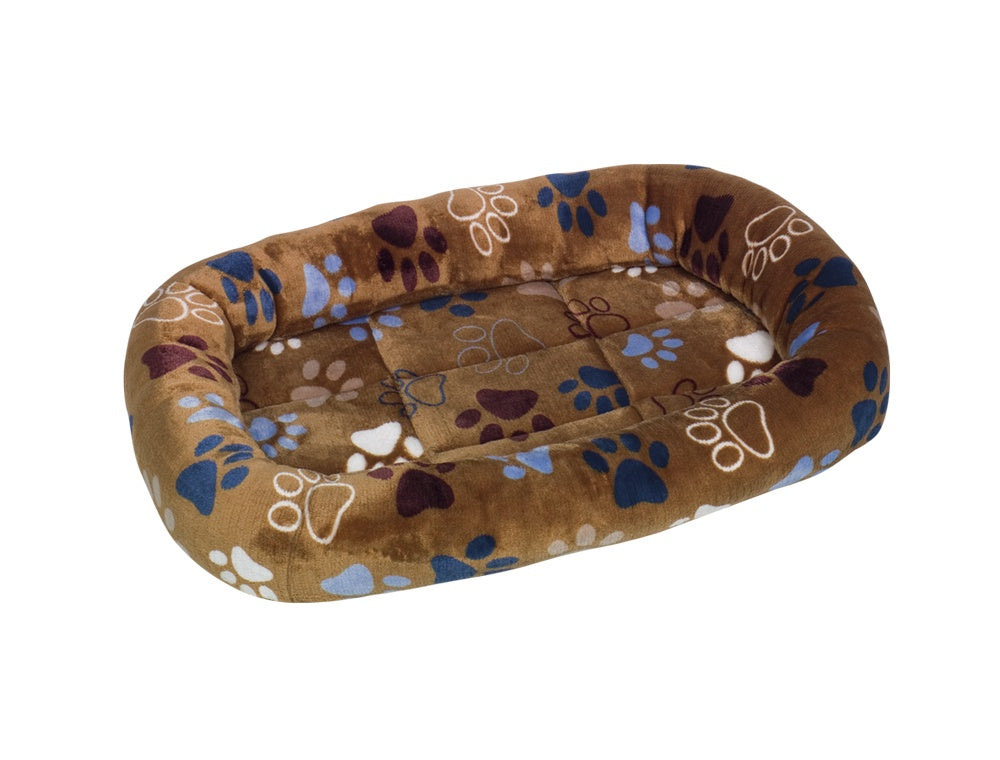 61630 NOBBY Mat with edge oval Classic "LISSI" brown l x w x h: 68 x 48 x 8 cm