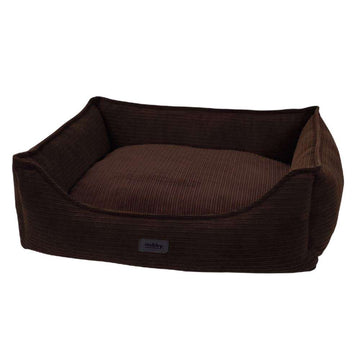 61748 NOBBY Comfort bed square "KAMBA" brown l x w x h: 60 x 48 x 19 cm
