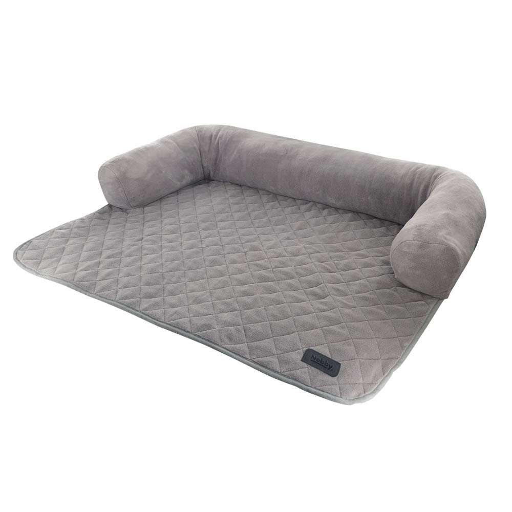 61771 NOBBY Sofa mat square "PENKA" grey l x w x h: 91 x 74 x 10 cm