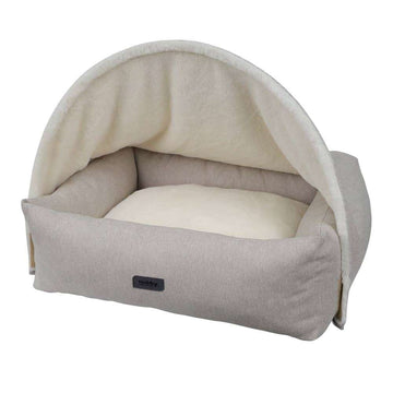 61774 NOBBY Comfort bed with cave "ILANA" beige l x w x h: 60 x 50 x 16 cm