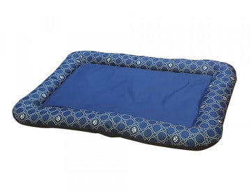 61809 NOBBY Mat square Classic "JUKU" blue l x w x h: 113 x 83 x 5 cm