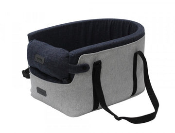 61867 NOBBY Bag "BAG n BED" dark blue-light blue l x w x h: 43 x 25 x 24 cm
