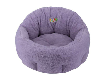 61869 NOBBY Comfort bed oval "PUPPY" light lillac l x w x h: 50 x 45 x 32 cm