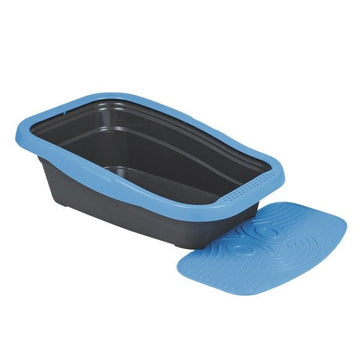 62192 NOBBY Cat toilet "NELLA KIT" blue/grey 56 x 36,5 x 18 cm -  - PetsOffice