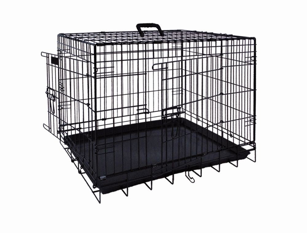 62310 NOBBY Transport cage foldable black l x w x h: 56 x 33 x 41 cm -  - PetsOffice