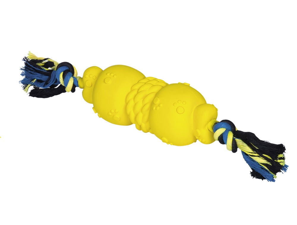 62350 NOBBY Latex dumbbell with rope PU foam filling 40 cm -  - PetsOffice