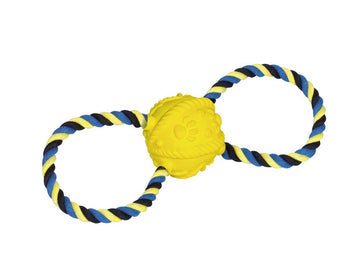 62351 NOBBY Latex ball with rope PU foam filling 31 cm -  - PetsOffice