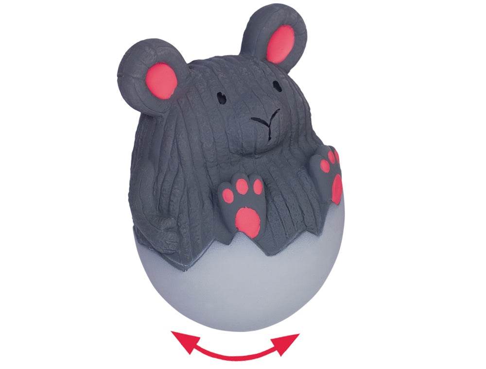 62354 NOBBY Latex/Rubber tumbler mouse  13 cm -  - PetsOffice