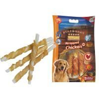 70072 NOBBY STARSNACK Barbecue Wrapped Chicken (M), 150 g