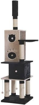63135-26 NOBBY Cat-scratcher "COLICO" beige black -  - PetsOffice