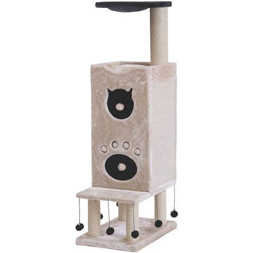 63136-26 NOBBY Cat-scratcher "CADINO" beige black -  - PetsOffice
