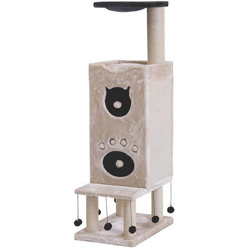 63136-26 NOBBY Cat-scratcher "CADINO" beige black -  - PetsOffice