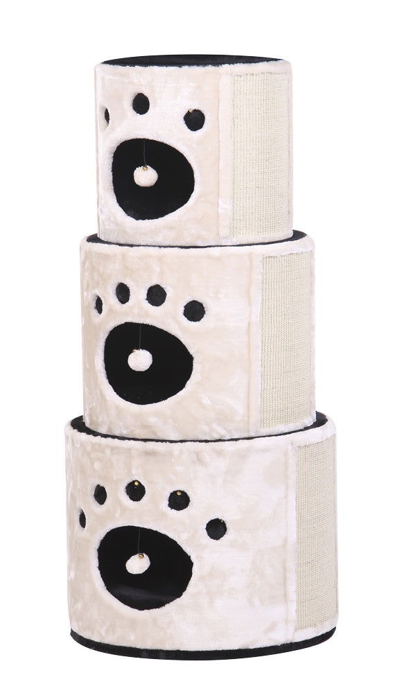 63143-26 NOBBY Cat-scratcher "LINSA" beige black -  - PetsOffice