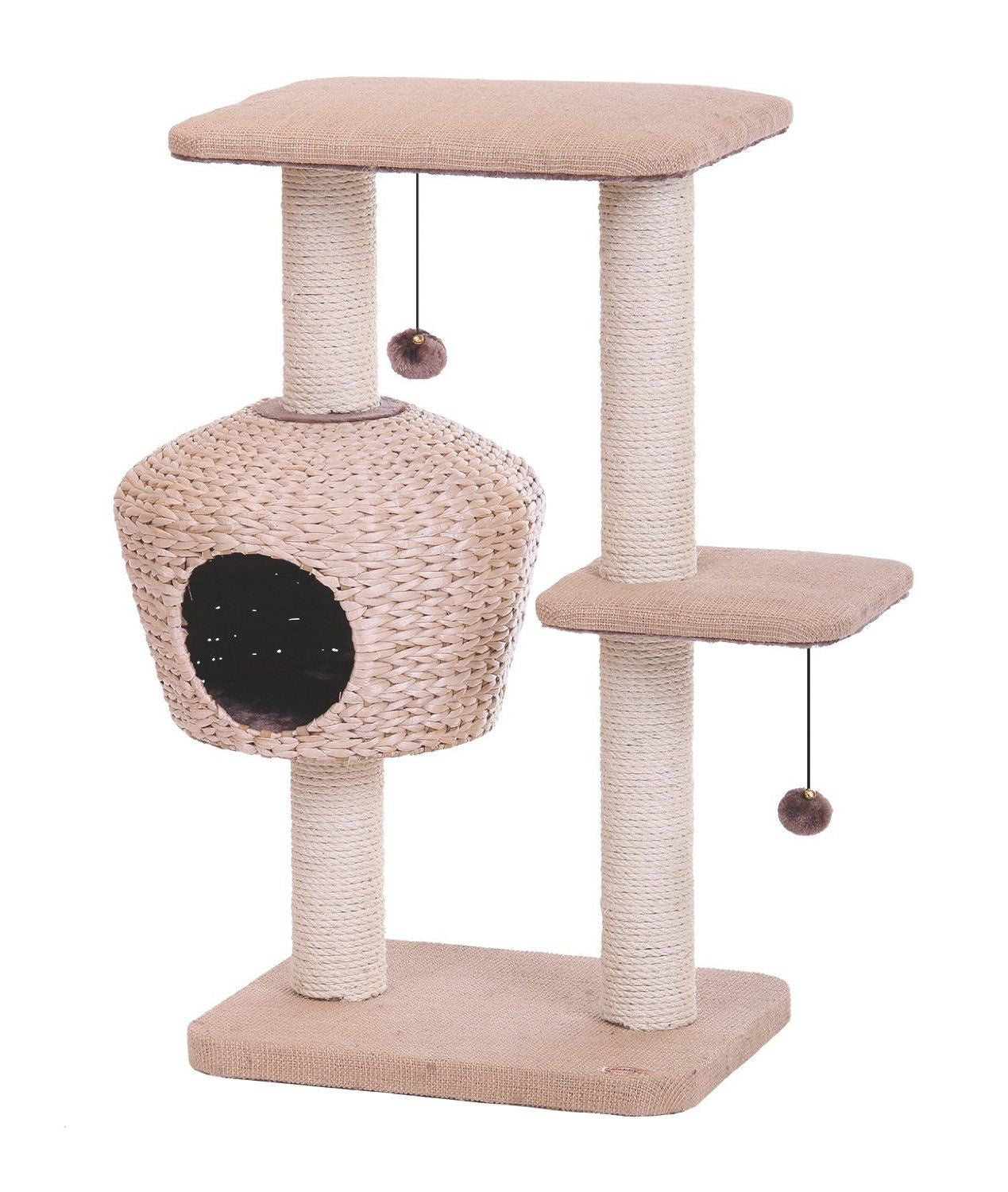 63146-11 NOBBY Cat-scratcher "SHIKOBA" light brown -  - PetsOffice