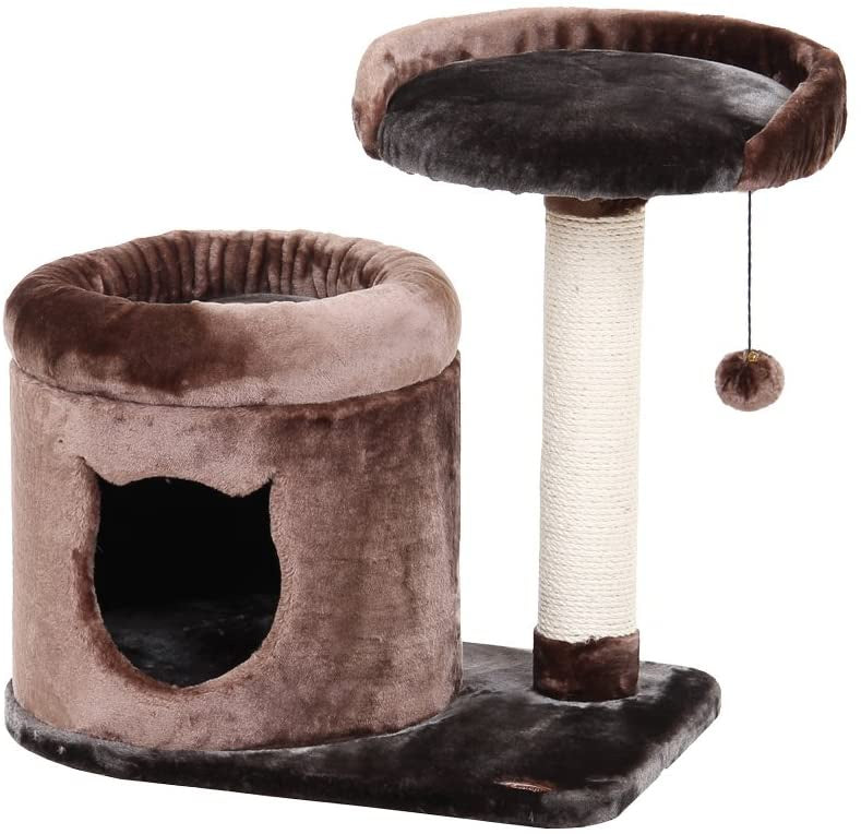 63216-94 NOBBY Cat-scratcher "JISKA" brown anthracite 60 x 40 x 60 cm -  - PetsOffice