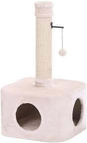 63221-92 NOBBY Cat-scratcher "ADA" beige 48 x 48 x 90 cm -  - PetsOffice
