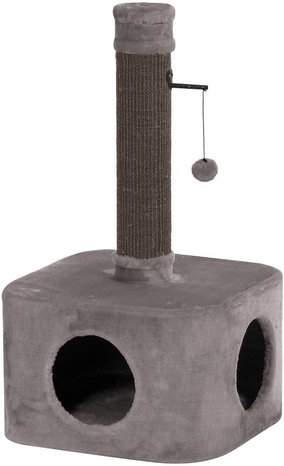 63221-93 NOBBY Cat-scratcher "ADA" warm grey 48 x 48 x 90 cm -  - PetsOffice