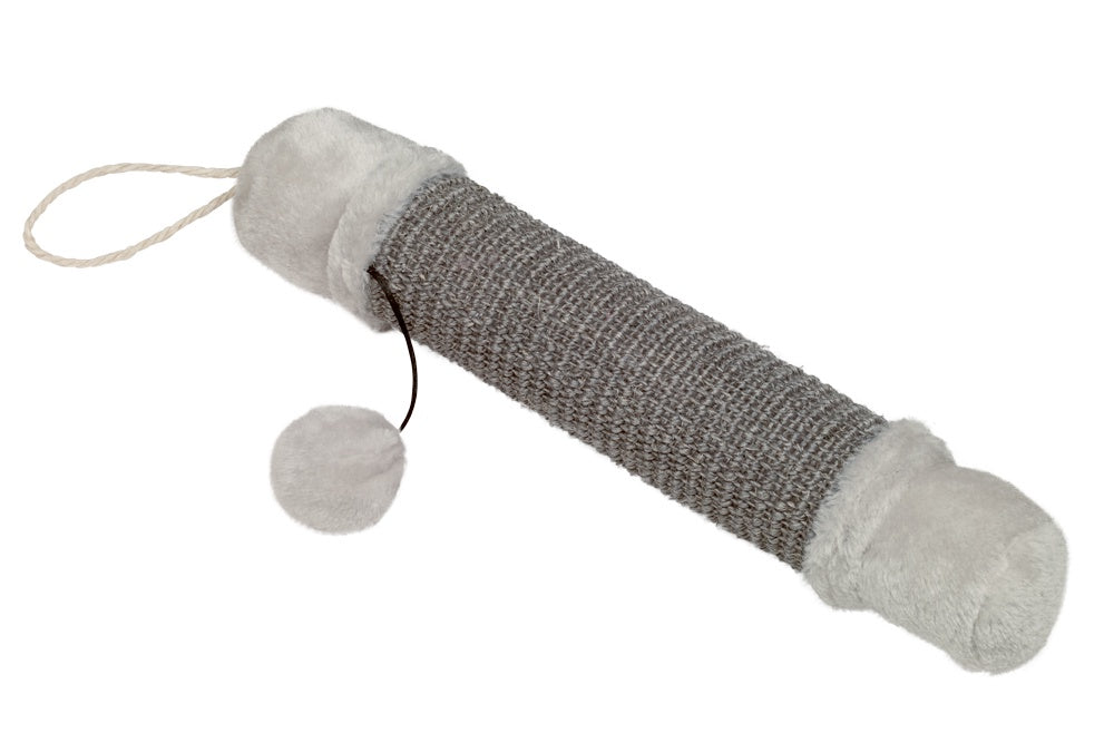 63257-82 NOBBY Scratch roll "LINUS" beige/grau Ø 7 x 35 cm -  - PetsOffice
