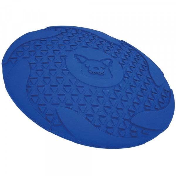 63581 NOBBY Rubber Fly-Disc blue Ø 23cm