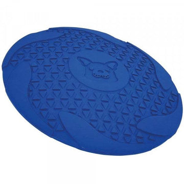 63581 NOBBY Rubber Fly-Disc blue Ø 23cm