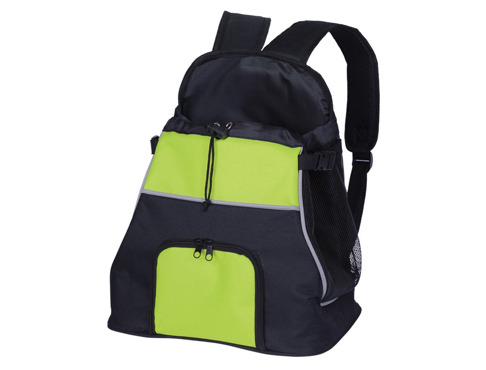 63808 NOBBY Front Carrier "LUIS" black/green 30 x 24 x 38 cm -  - PetsOffice