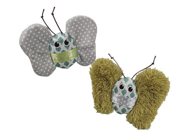 63933 NOBBY Plush butterfly assorted display 30 pcs, 7 cm