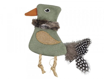 63954 NOBBY Fabric duck with catnip 15cm