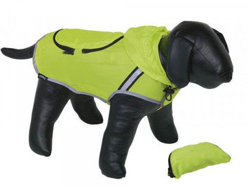 64550 NOBBY Dog coat "RAINY" neon yellow 26cm