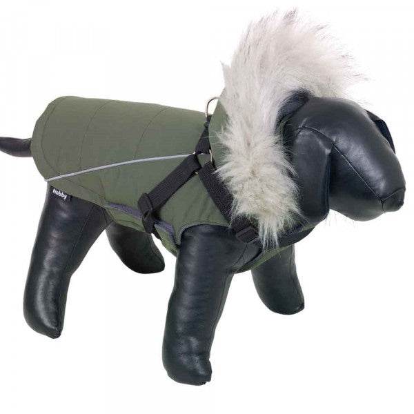 64928 NOBBY Dog coat "MILY 2 in 1" green 36cm
