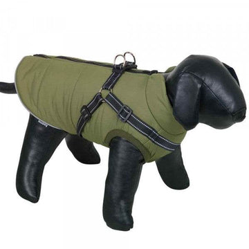 65158 NOBBY Dog coat "SALUS 2 in 1" green 20cm