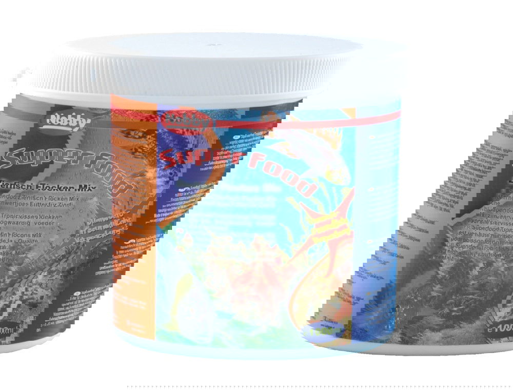 66021 NOBBY Ornamental fish food flakes mix 1000ml -  - PetsOffice
