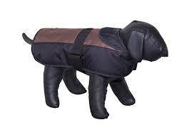 66278 NOBBY Dog coat "CAIBO" brown-black 80 cm -  - PetsOffice