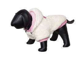 66534 NOBBY Dog coat "TEDDY" creme-pink 32 cm -  - PetsOffice