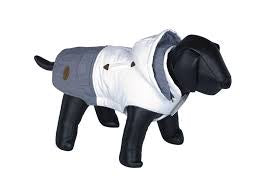 66747 NOBBY Dog coat "DUO" white-grey 48 cm -  - PetsOffice