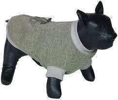 66758 NOBBY Dog sweater "MINIK" green 37 cm -  - PetsOffice