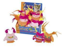 66903 NOBBY Plush owl with rattle and feathers 11 cm -  - PetsOffice