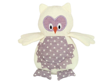 66915 NOBBY Owl with crackle wings creme 13 cm -  - PetsOffice
