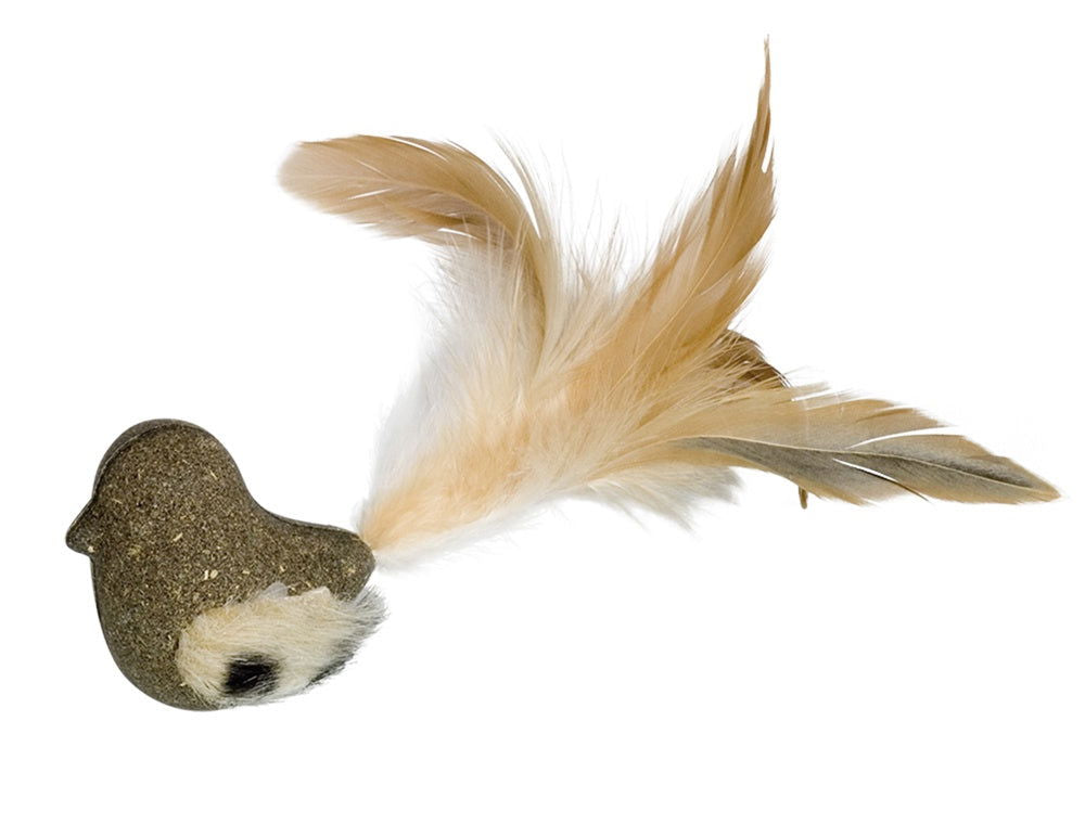 66926 NOBBY Catnip bird with plush & feathers  5 cm / 17 cm -  - PetsOffice