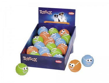 66974 NOBBY Latex "Happy Balls" assorted colors 6,5 cm -  - PetsOffice