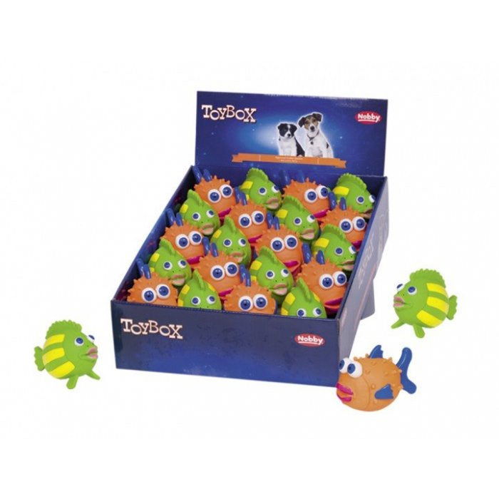 66983 NOBBY Latex fish assorted coloures 11+12 cm -  - PetsOffice