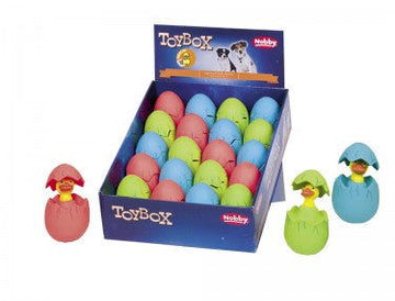 66995 NOBBY Latex "Egg-Press me!" assorted colors 12,5 cm -  - PetsOffice